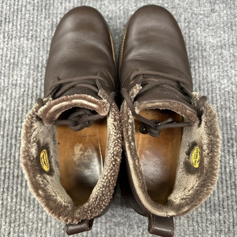 Samuel Hubbard Winter Gore-Tex Boots Men's 10M Brown Leather Shearling Lined
